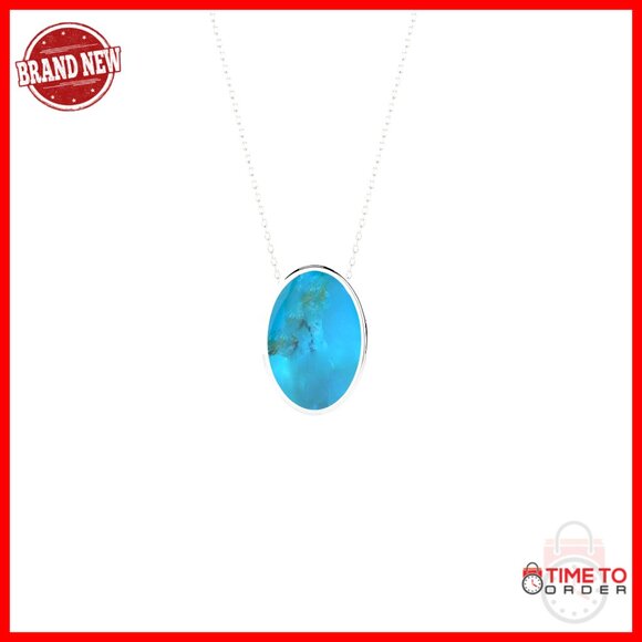 Sterling Silver Opal Slider Pendant Necklace October Birthstone Gift